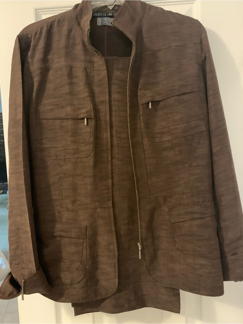 Jacket & Pants with Zipper Details